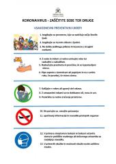 Korona virus - navodila